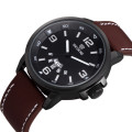 SKONE 9345 stainless steel chain black color wrist watch